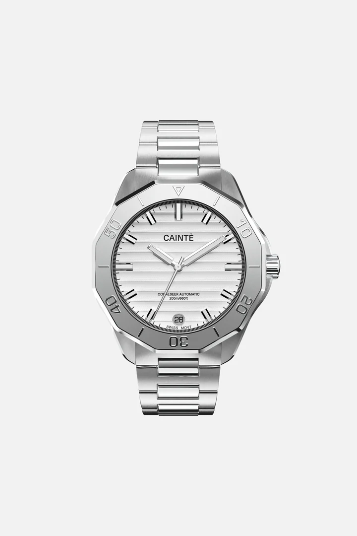 CORALSEEK White, Swiss Movement, Automatic CORALSEEK White, Swiss Movement, Automatic