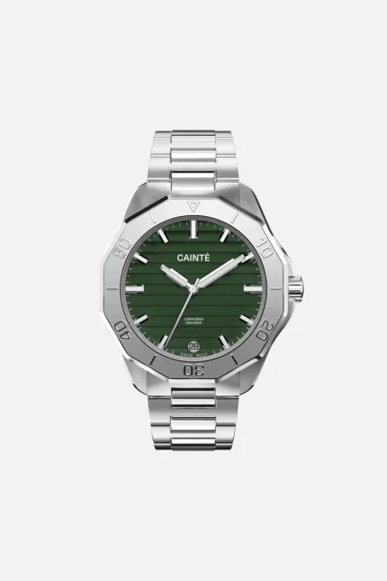CORALSEEK Green, Swiss Movement, Quartz