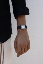 ARMOY STRAP Black Suede