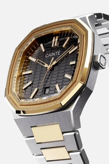 CLAUDE Two Tone, Black, Quartz