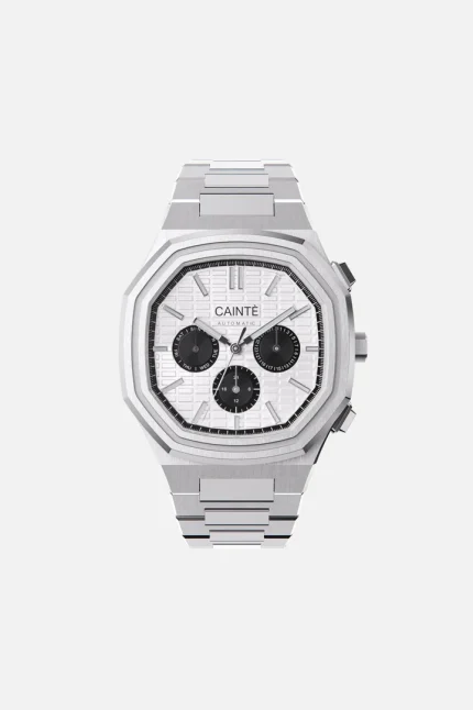 CLAUDE CHRONOGRAPH White/Black, Automatic