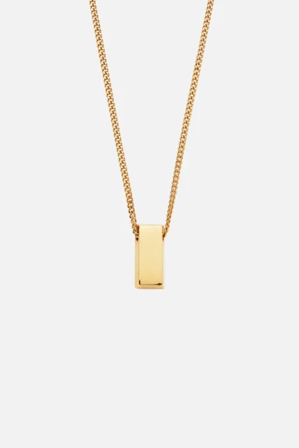 GOLD BAR NECKLACE