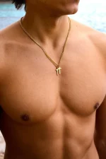 DOUBLE CROSS NECKLACE